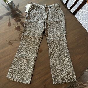 NWT Myths Jacquard Trousers Sz 2
